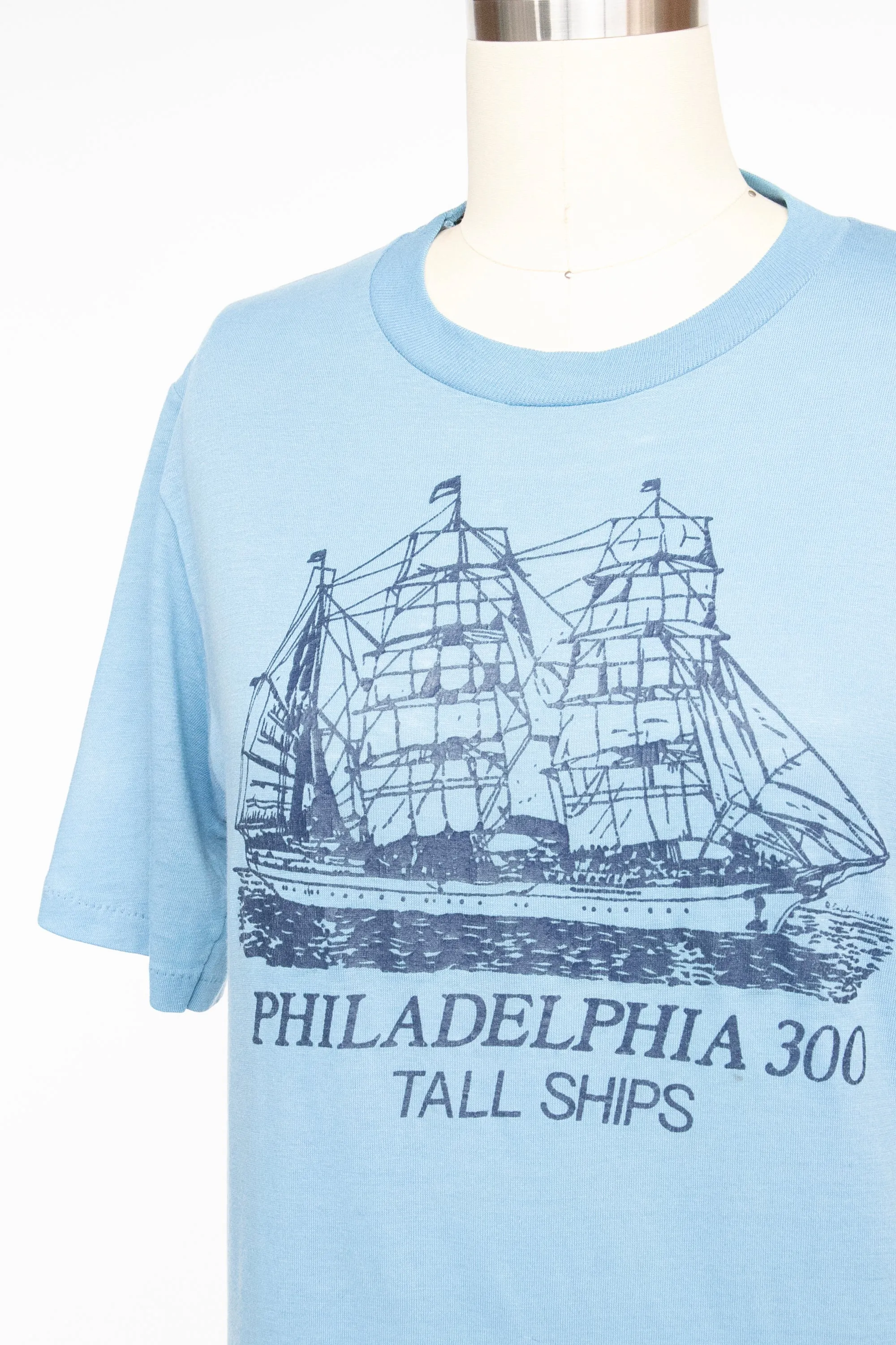 1980s Tee Philadelphia Tall Ships T-Shirt M/S