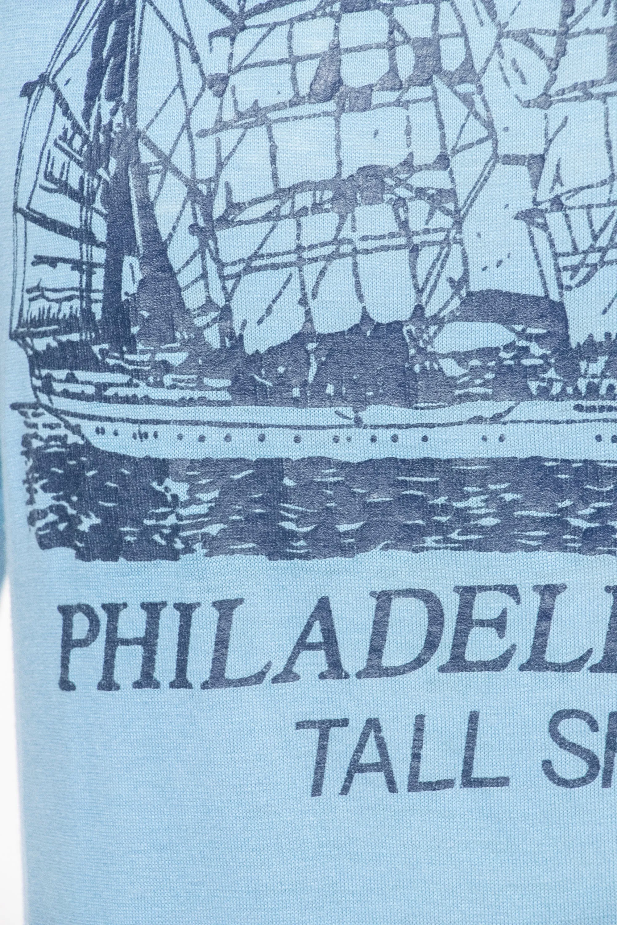 1980s Tee Philadelphia Tall Ships T-Shirt M/S