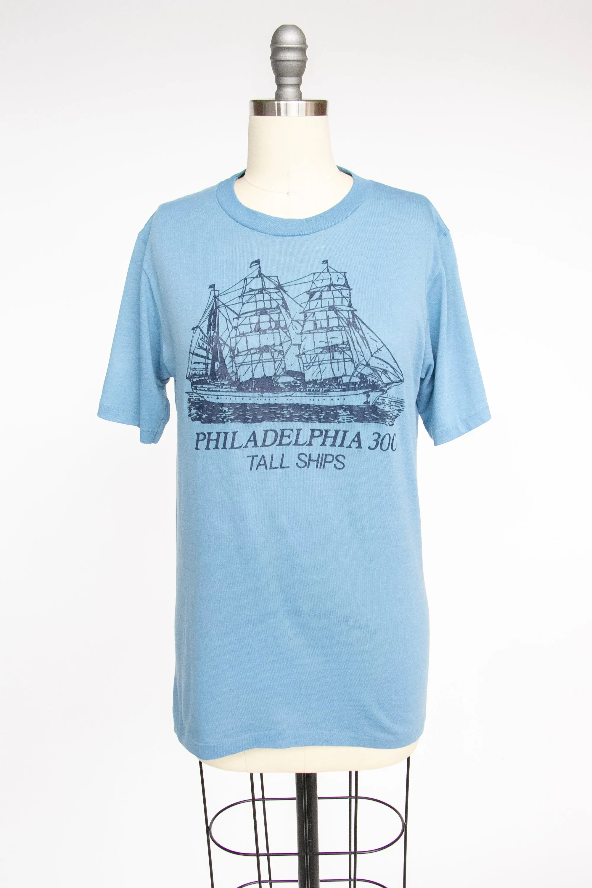 1980s Tee Philadelphia Tall Ships T-Shirt M/S