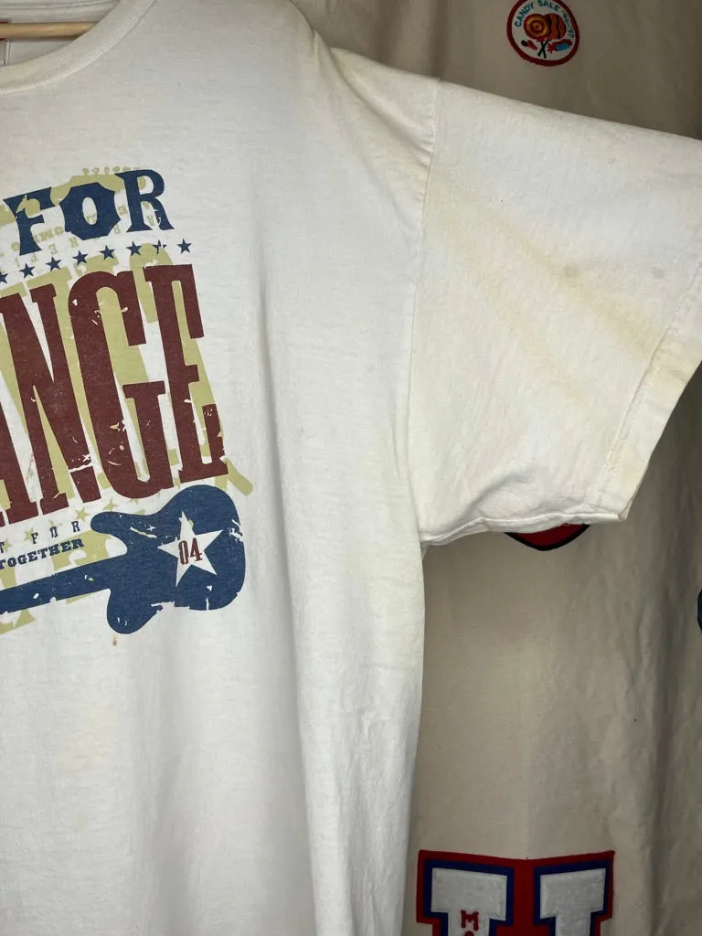 2004 Vote for Change T-Shirt: XXL