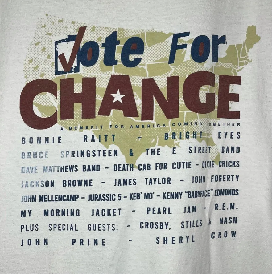 2004 Vote for Change T-Shirt: XXL