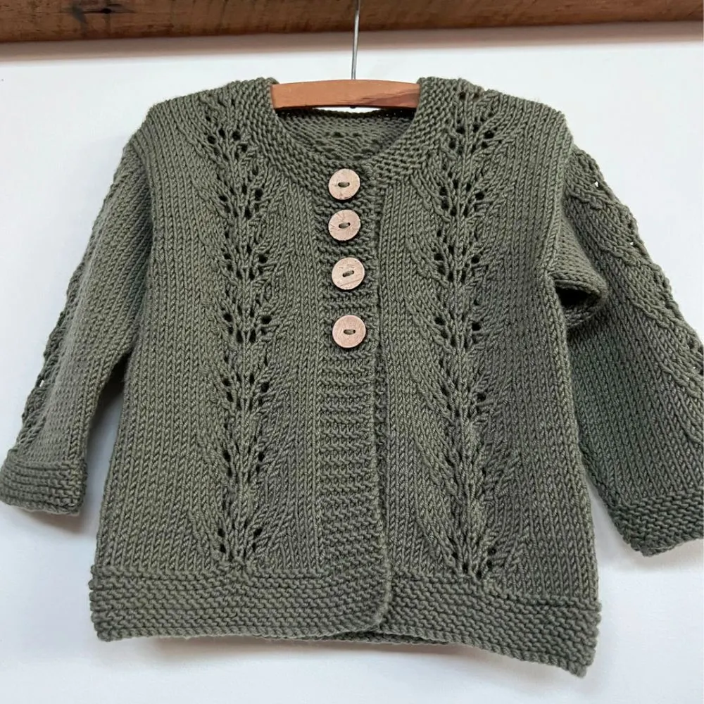 Abby Cardigan & Hat Knitting Pattern