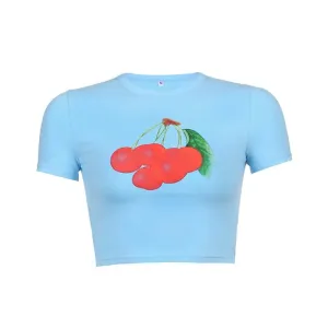 Aesthetic E-Girl Cherries Top