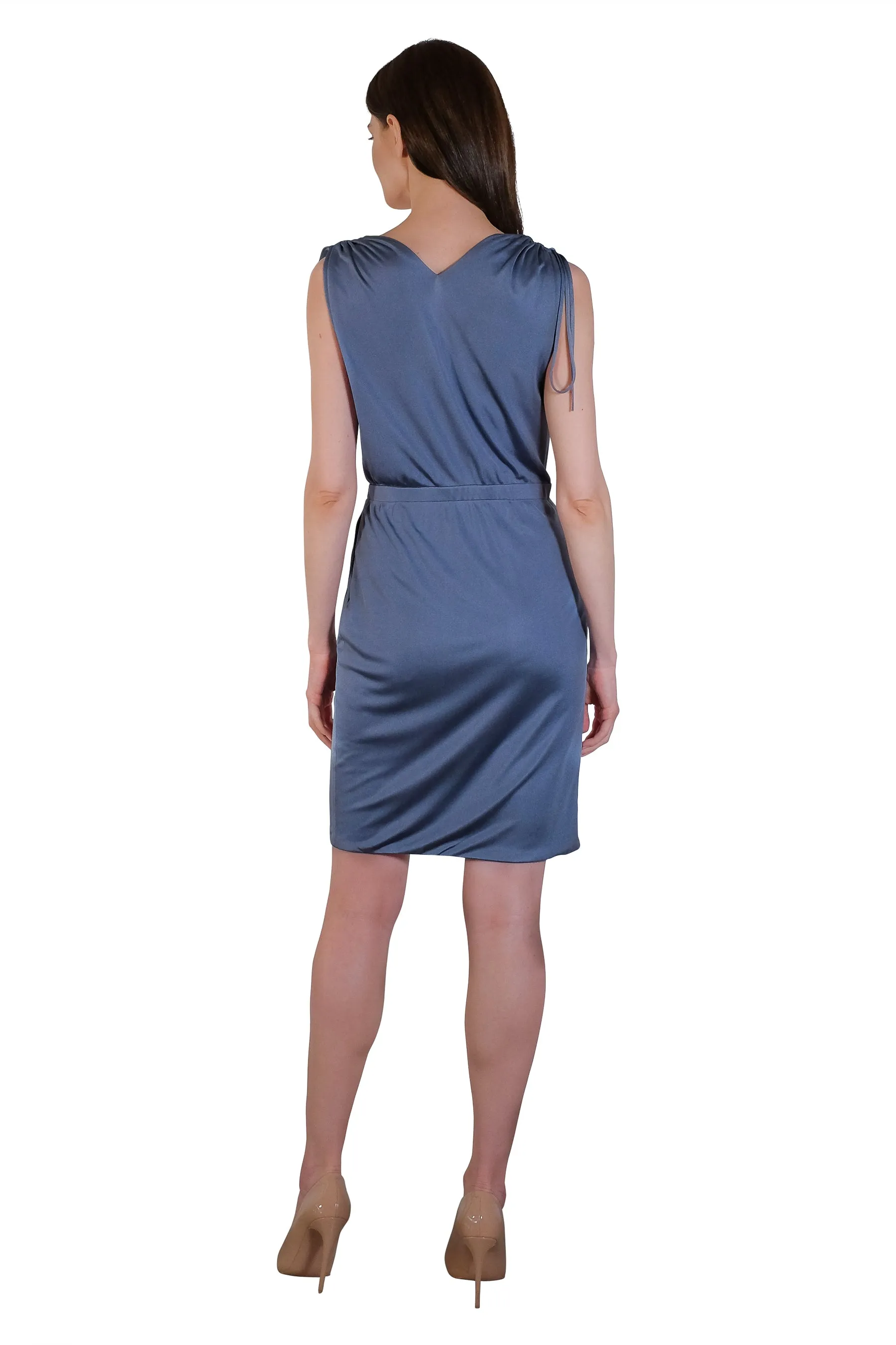 Amara Jersey Wrap Effect Dress