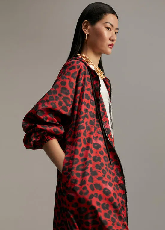 Animal Print Raincoat