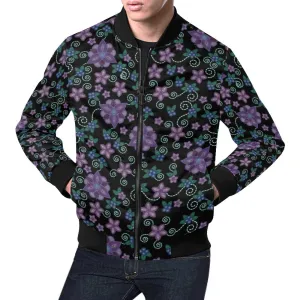 Berry Picking Bomber Jacket for Men