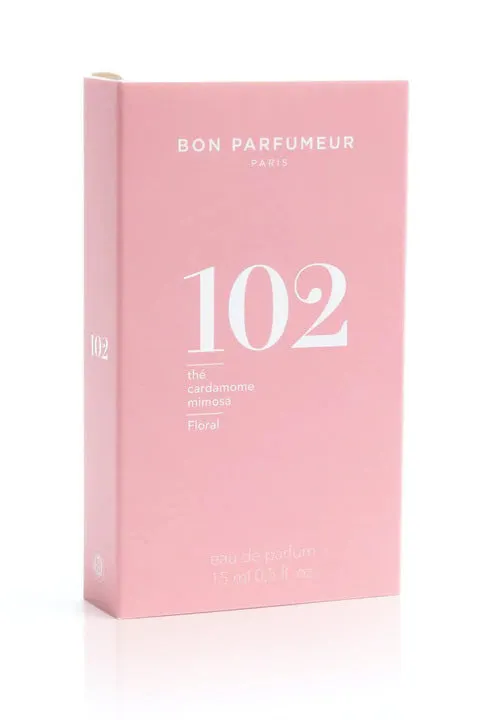 Bon Parfumeur Travel Size 102  Tea, Cardamom, & Mimosa Eau de Parfum