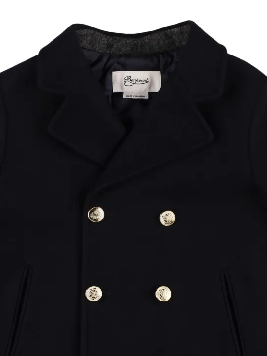 Bonpoint   Double breast wool blend coat 