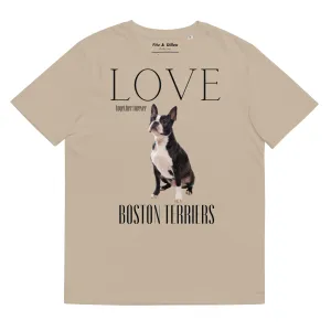 Boston Terrier Lovers organic t-shirt