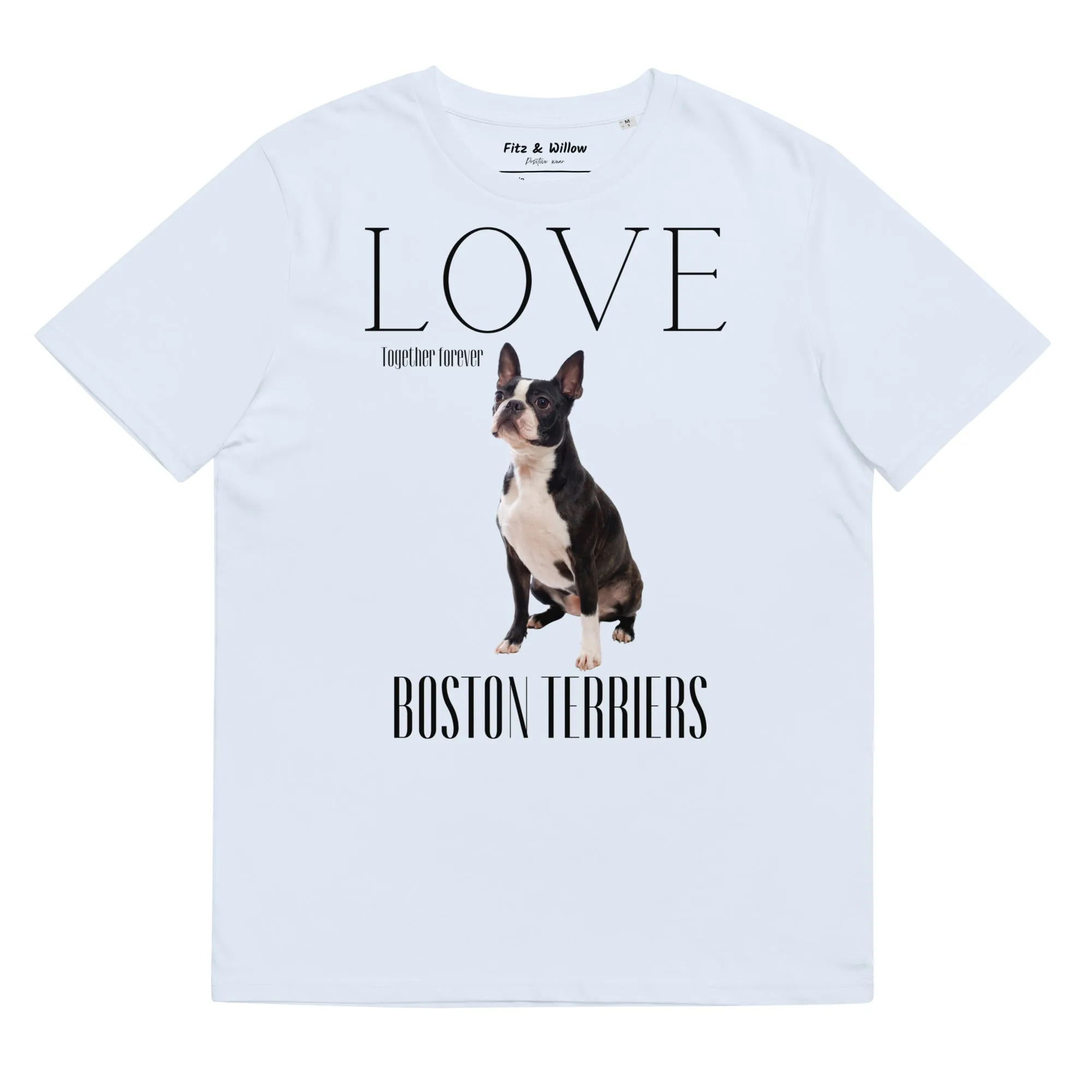 Boston Terrier Lovers organic t-shirt