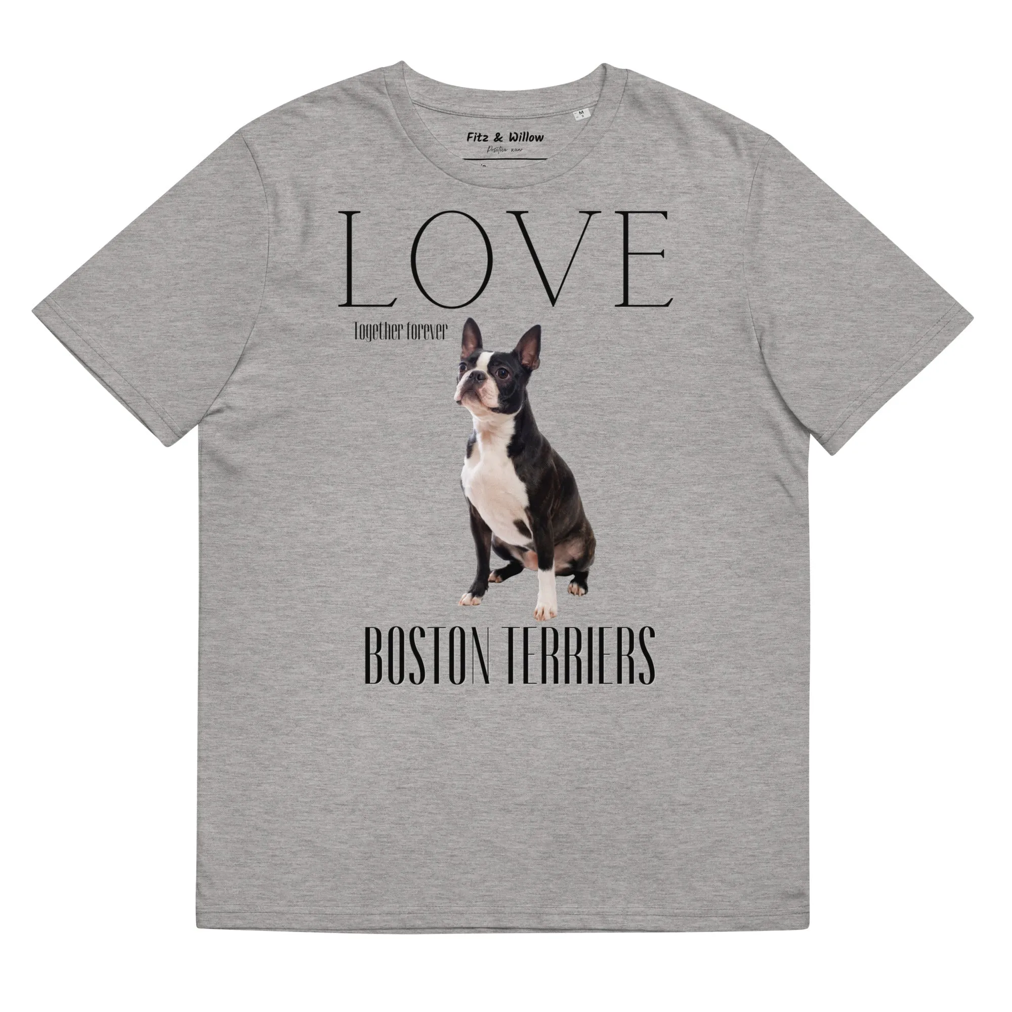 Boston Terrier Lovers organic t-shirt