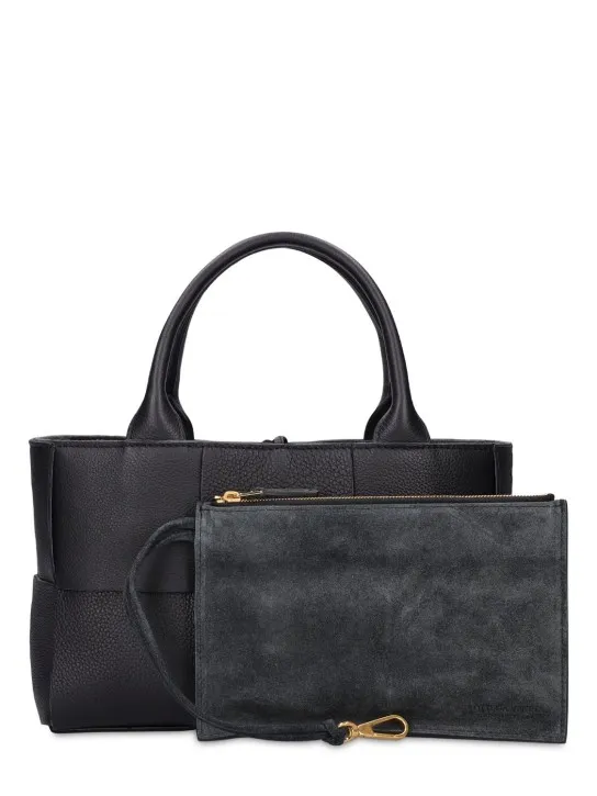 Bottega Veneta   Mini Arco leather tote bag 