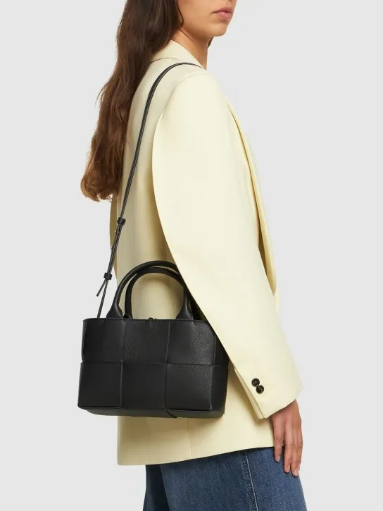 Bottega Veneta   Mini Arco leather tote bag 