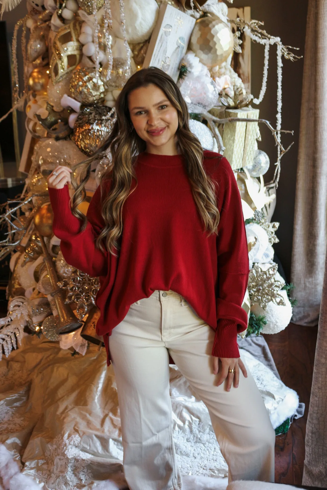 Cabin Cutie Ribbed Sweater- 3 Colors