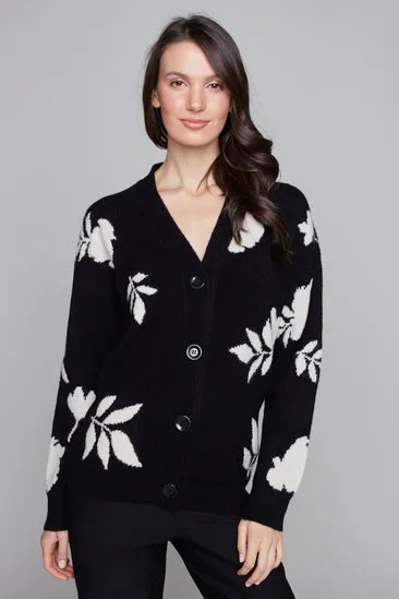 Carre Noir- Floral Cardigan