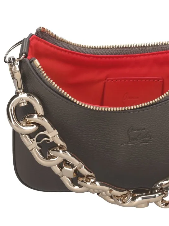 Christian Louboutin   Mini Loubila leather bag w/chain 