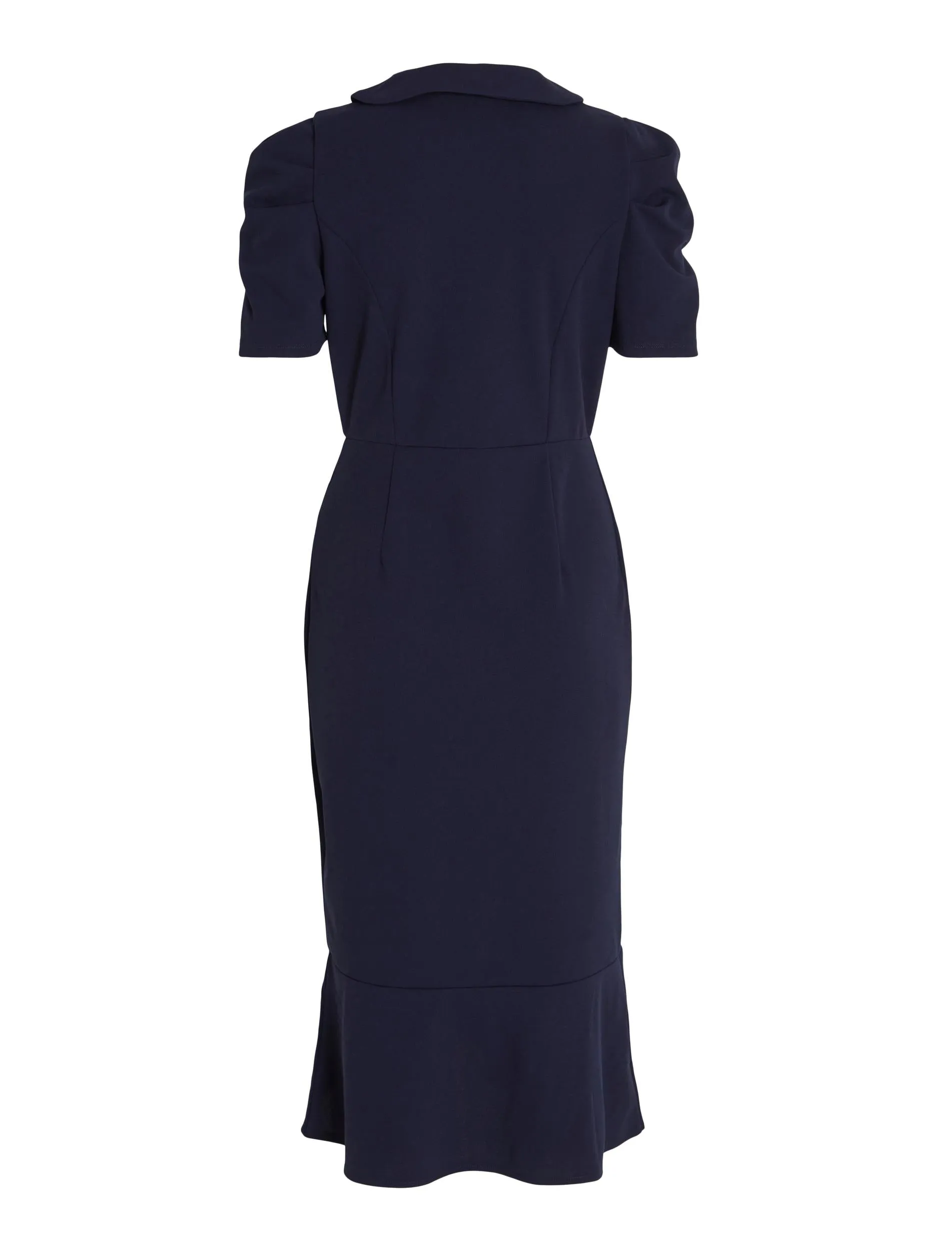 CLARA MIDI DRESS (NAVY)