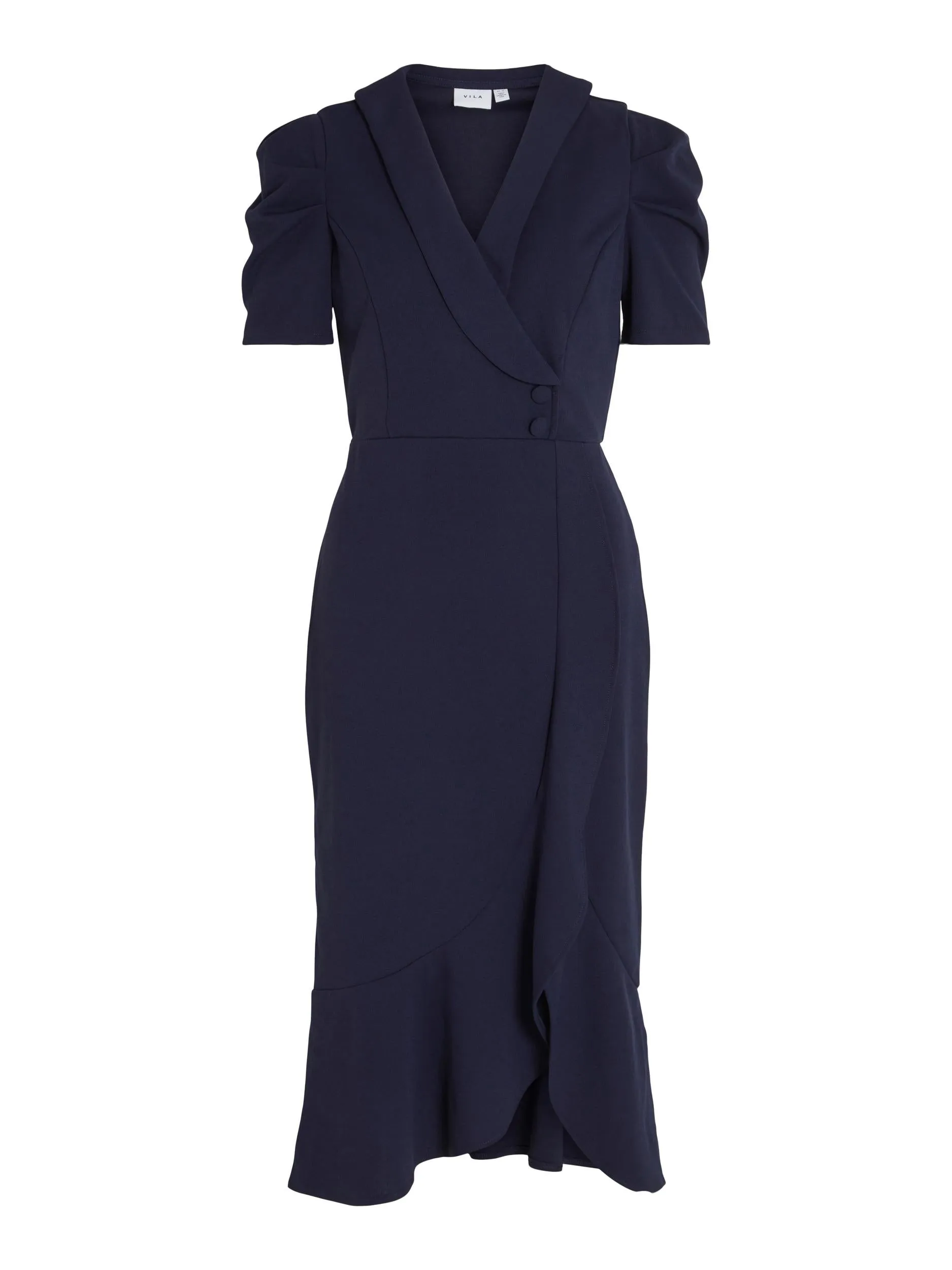 CLARA MIDI DRESS (NAVY)