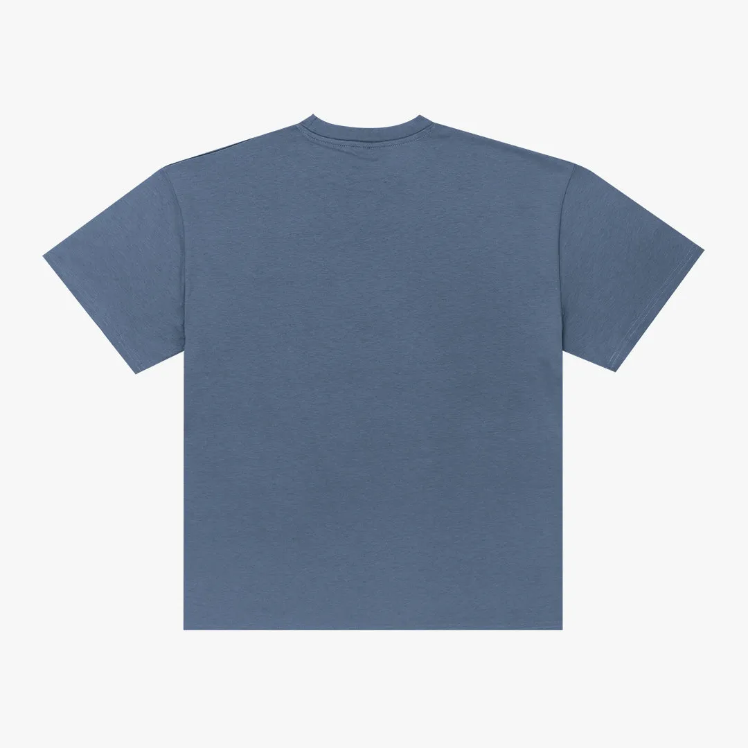 Clemente oversized T-Shirt China Blue