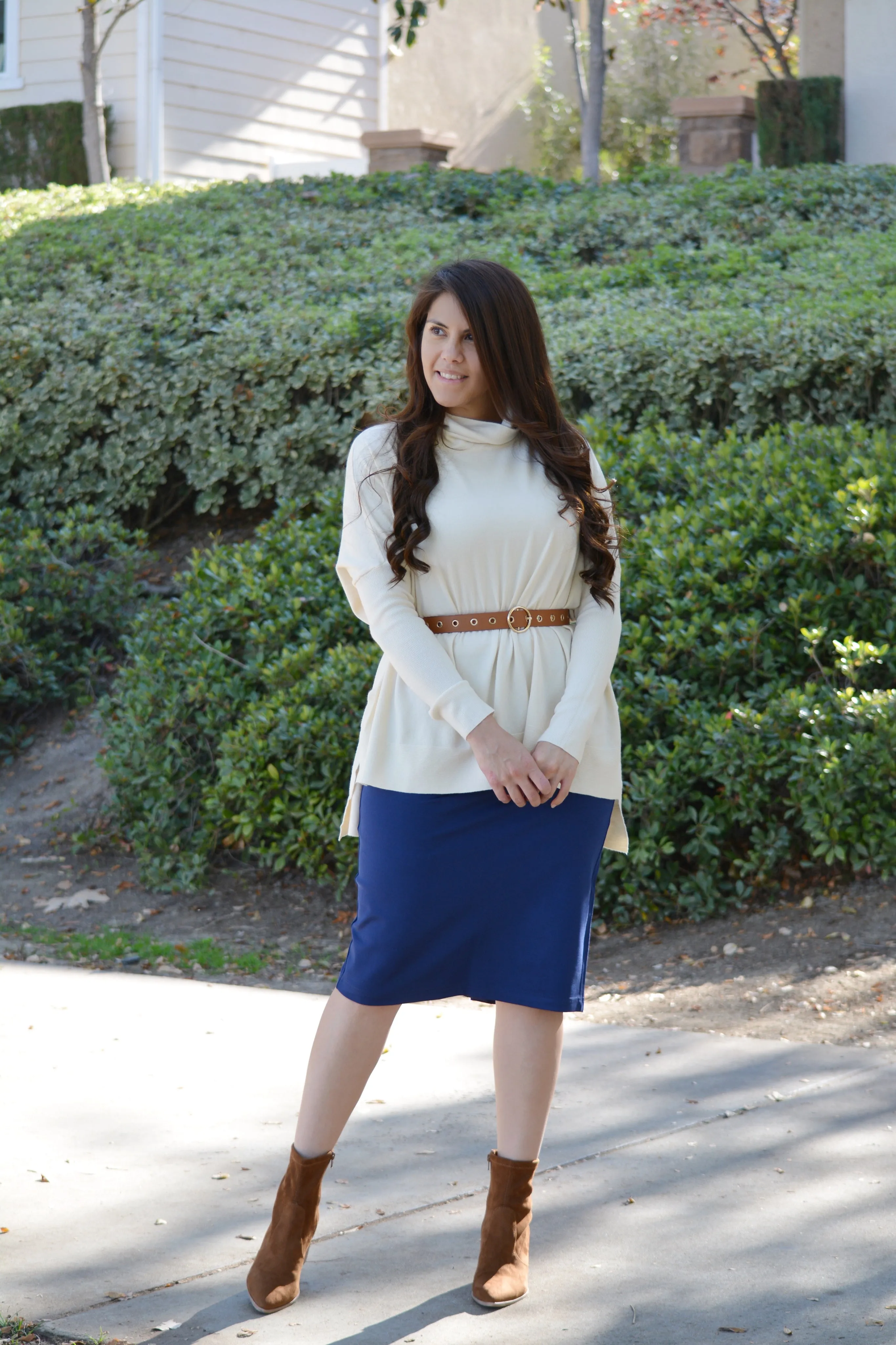 Corinne Ivory Loose Fit Sweater