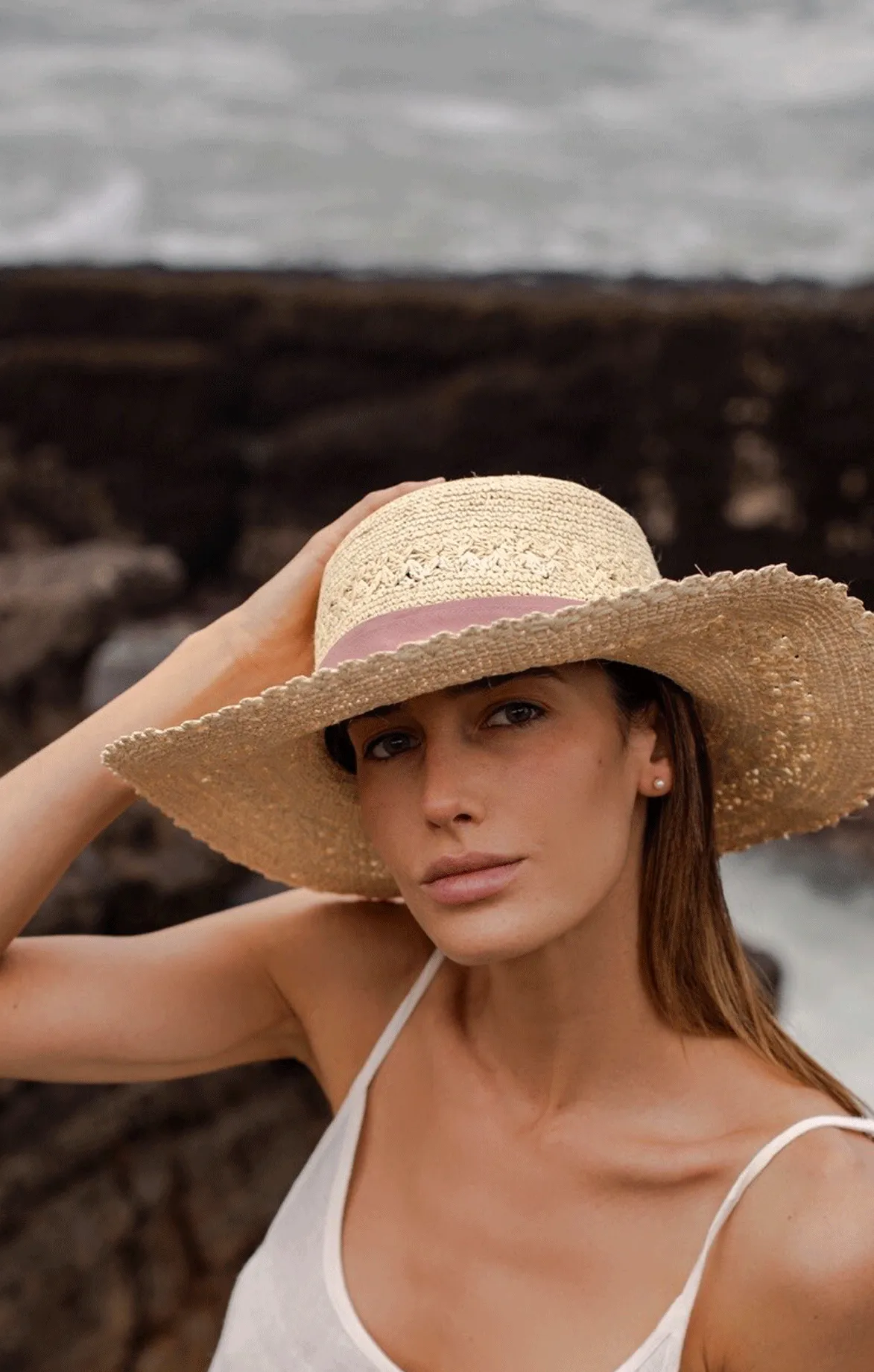 Crochet Toquilla Straw Hat