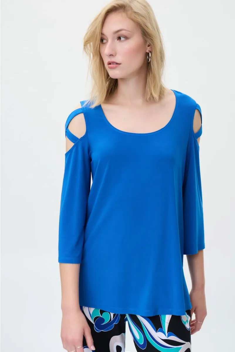 Cross Cross Shoulder Top JOSEPH RIBKOFF 231216