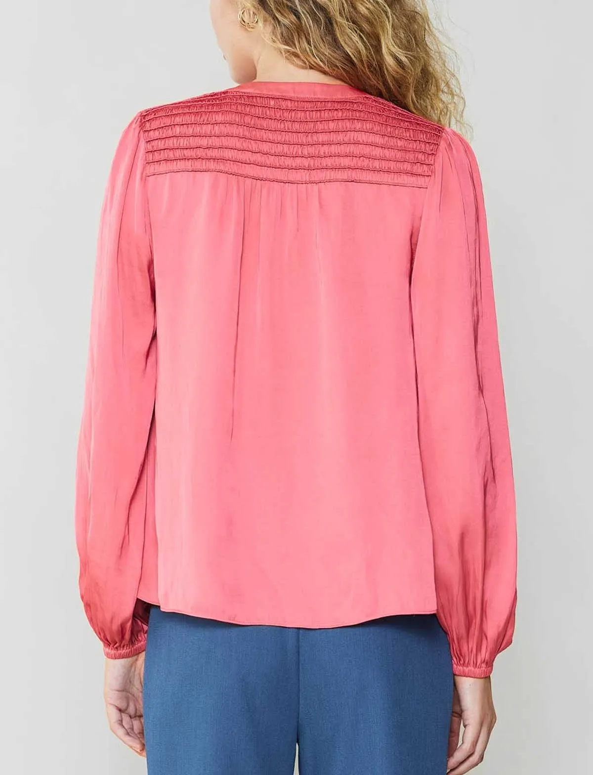 Current Air Tie Smock Blouse