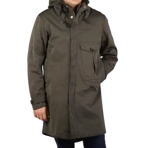 Dark Green Technical Cyclone Parka