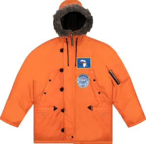 Denim Tears Longest Trip Parka Jacket Orange