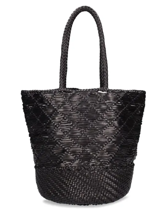 Dragon Diffusion   Corso Weave leather bucket bag 