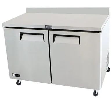 EFI 60″ 2 Door Worktop Freezer FWDR2-60VC