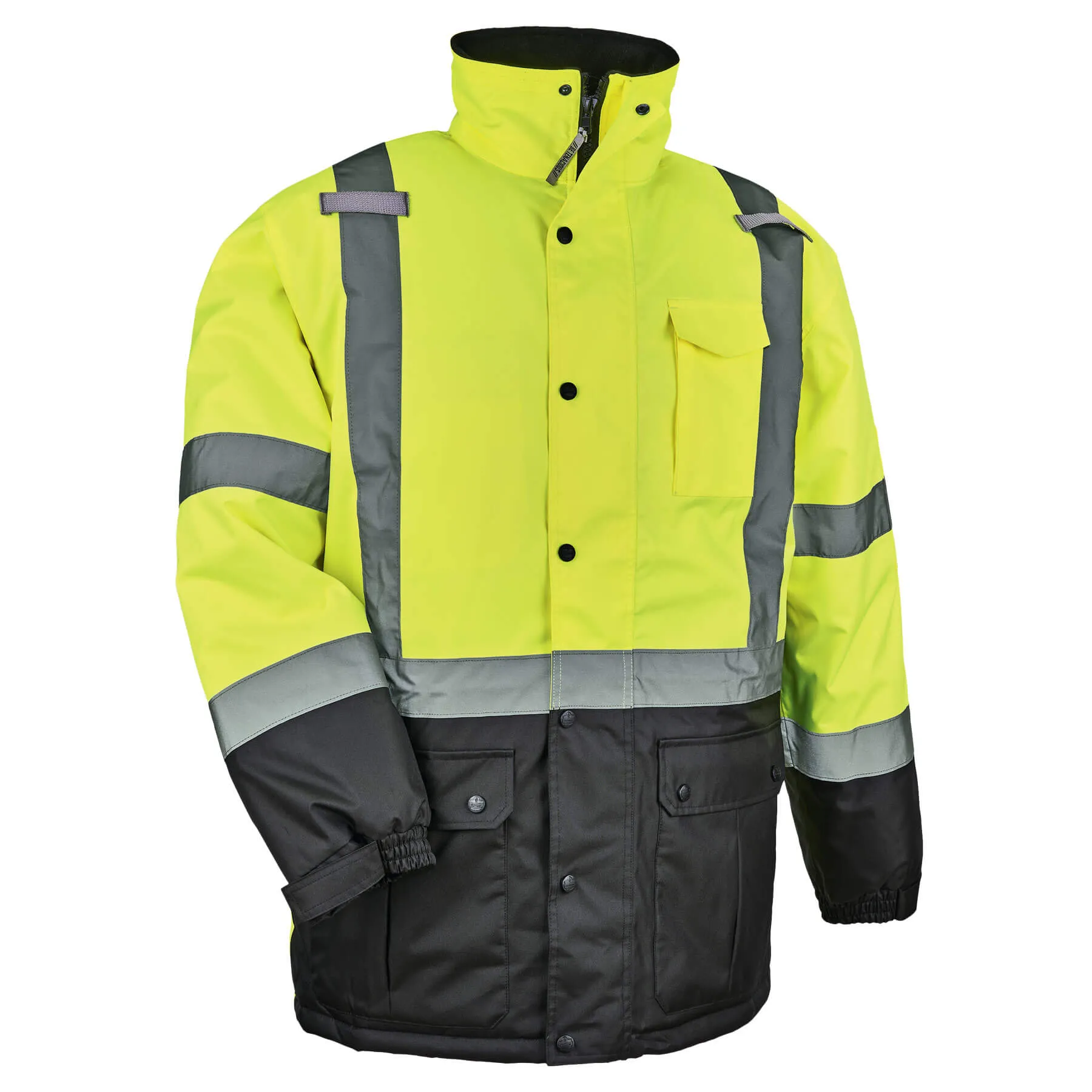 Ergodyne 25567 GloWear 8384 Type R Class 3 Thermal Parka, 3XL, HV Lime