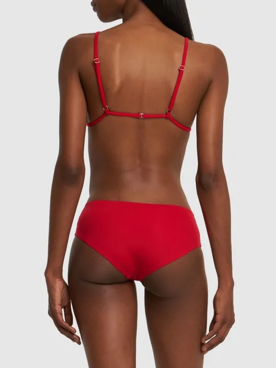 Ferragamo   Jersey triangle bikini set 