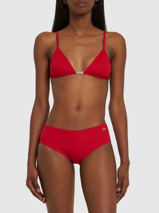 Ferragamo   Jersey triangle bikini set 