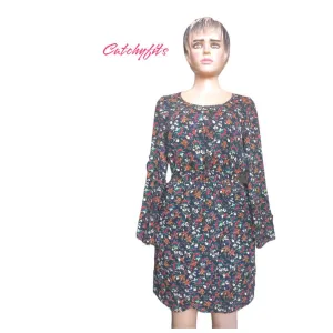 Floral Print Round Neck Dress perfect for Spring & Summer