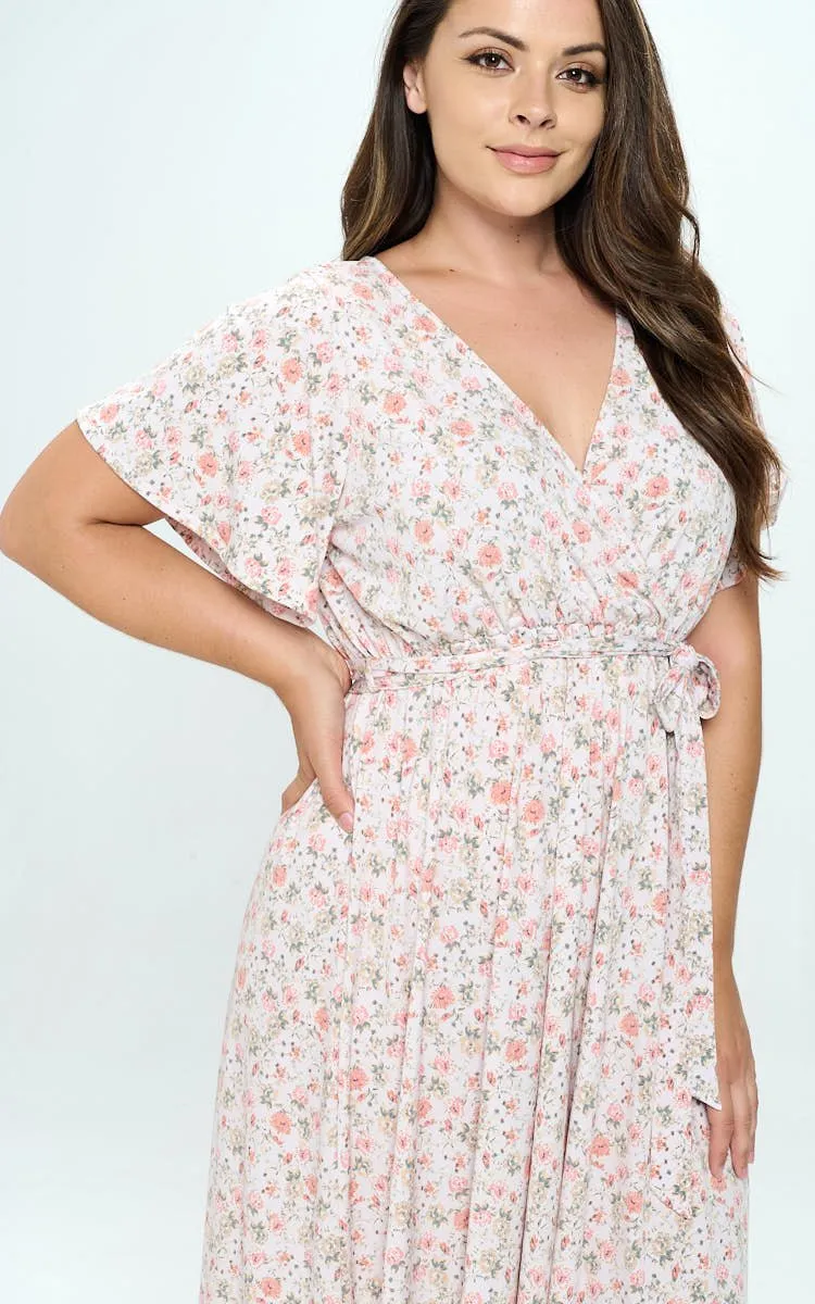 Georgia Plus Size Wrap Dress