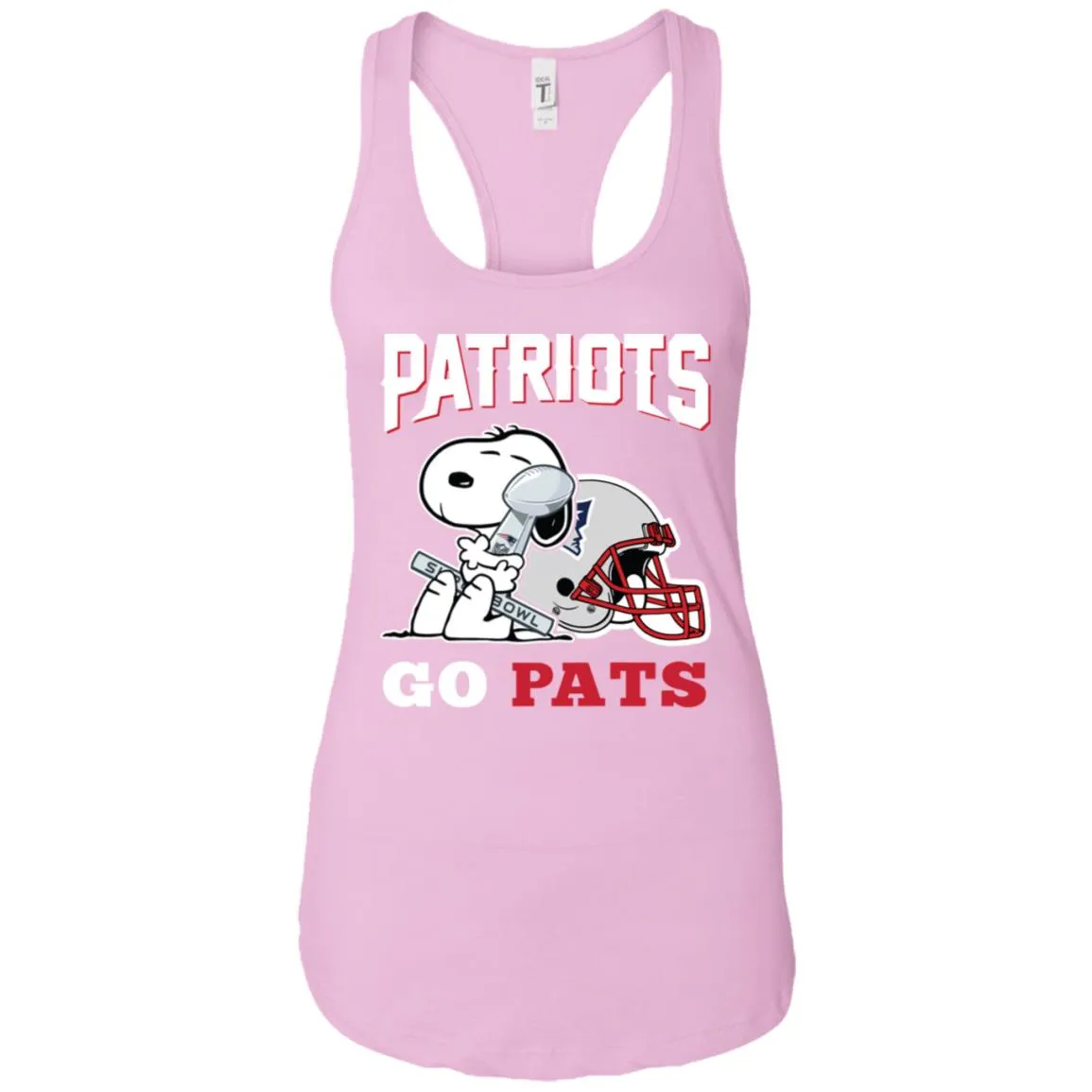 Go Pats - New England Patriots Super Bowl 2019 Snoopy Football Nfl Women Tank Top