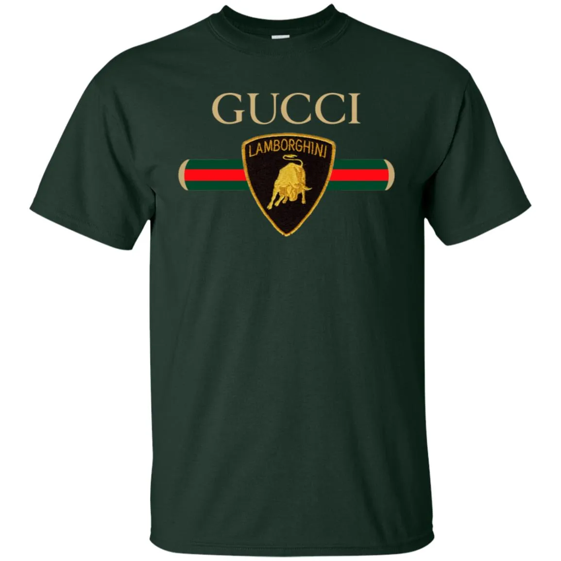 Gucci Lamborghini T-shirt Men Cotton T-Shirt