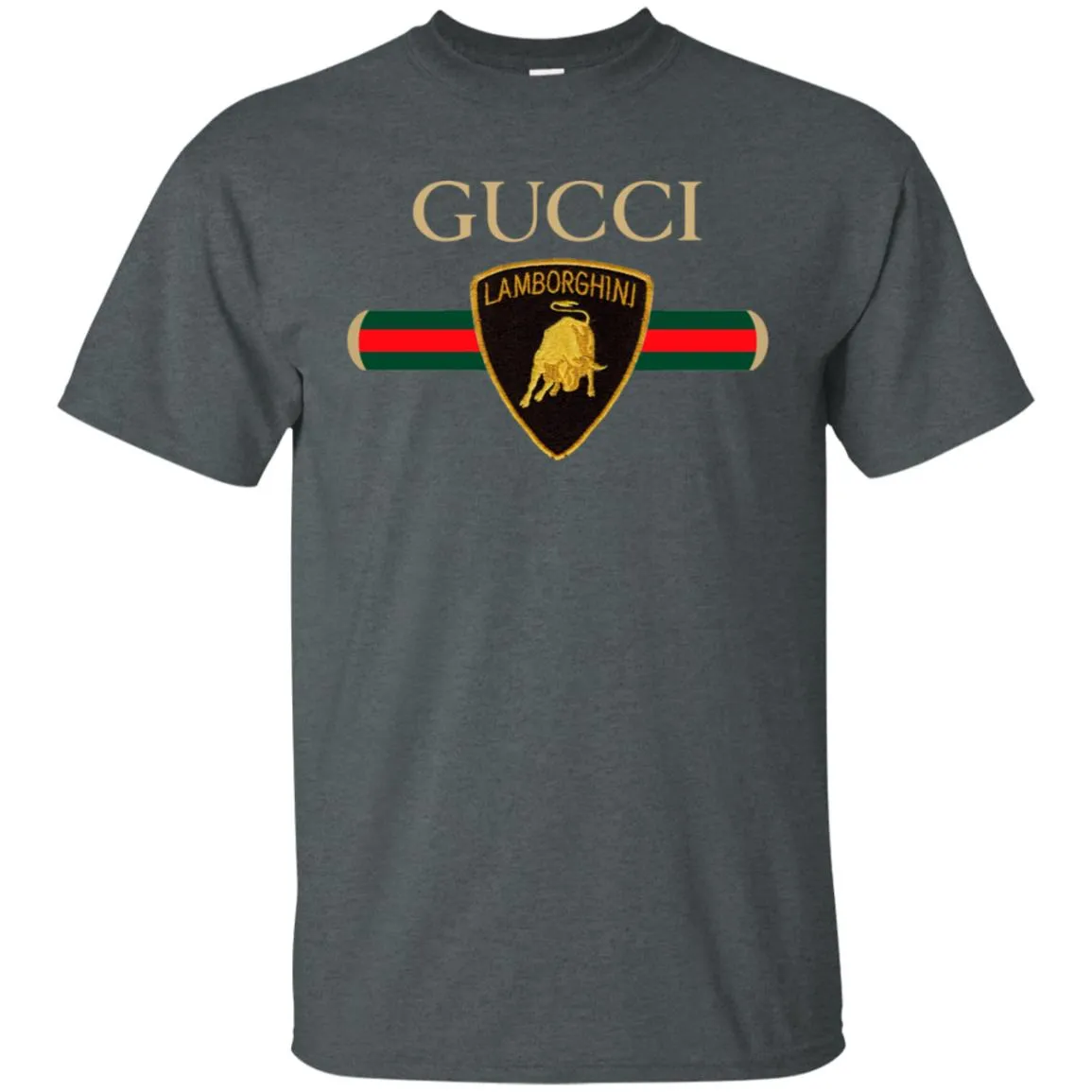 Gucci Lamborghini T-shirt Men Cotton T-Shirt