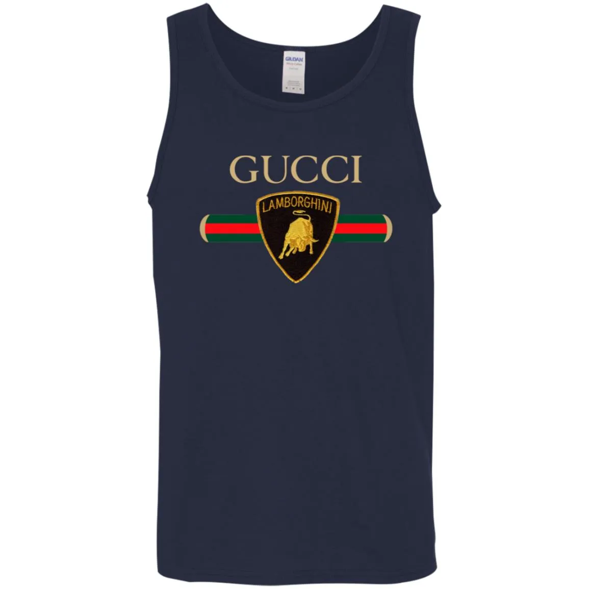 Gucci Lamborghini T-shirt Men Cotton Tank