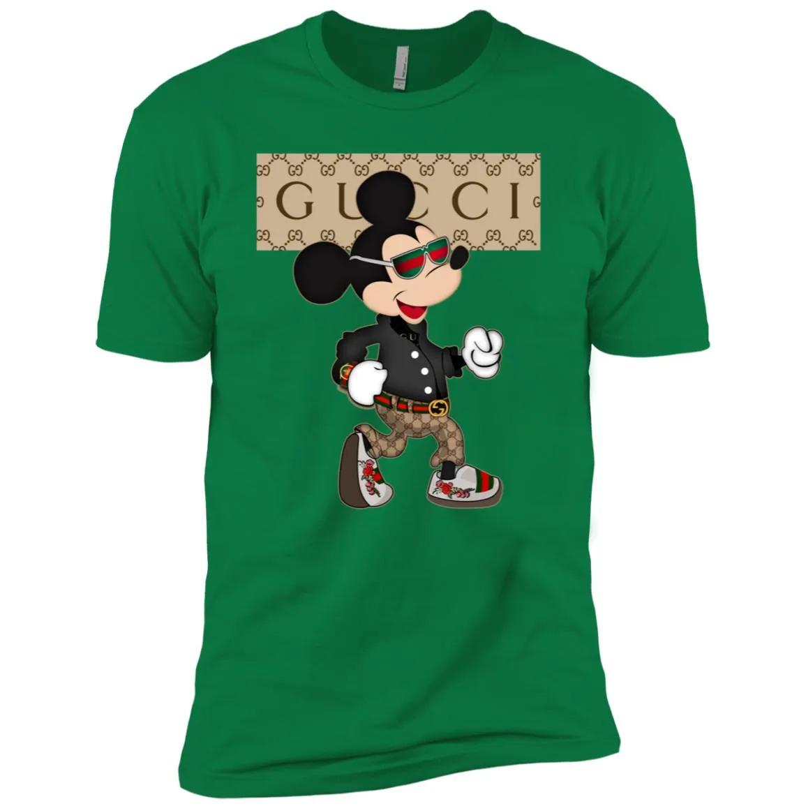 Gucci Shirt Mickey Mouse T-shirt Men Short Sleeve T-Shirt