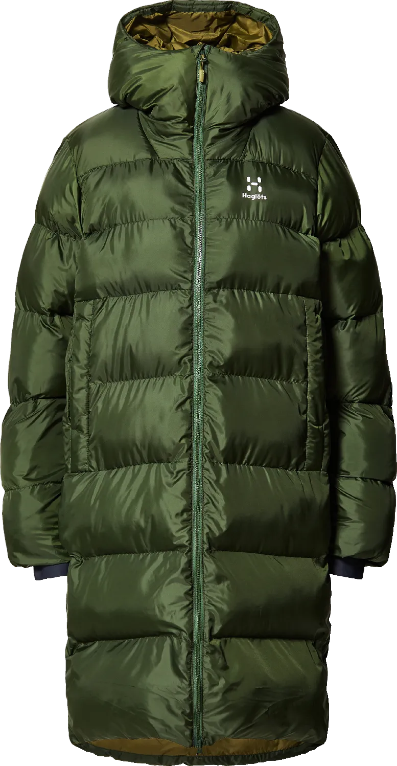 Haglöfs Women&#x27;s Long Mimic Parka Seaweed Green | Buy Haglöfs Women&#x27;s Long Mimic Parka Seaweed Green here | Outnorth