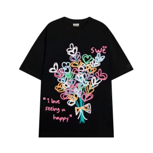 HAPPY TEE - BLACK