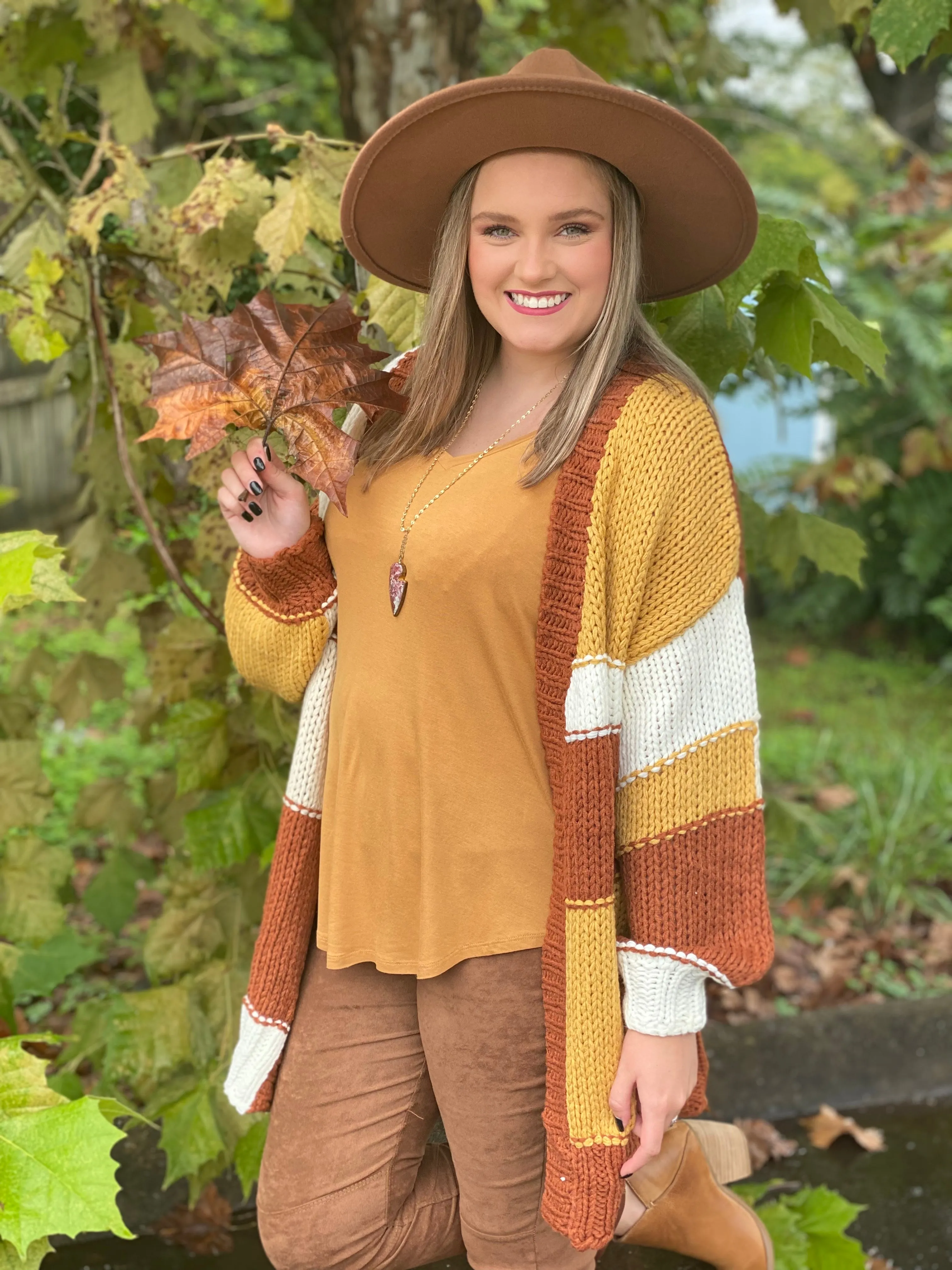 Hello Pumpkin Sweater Cardigan