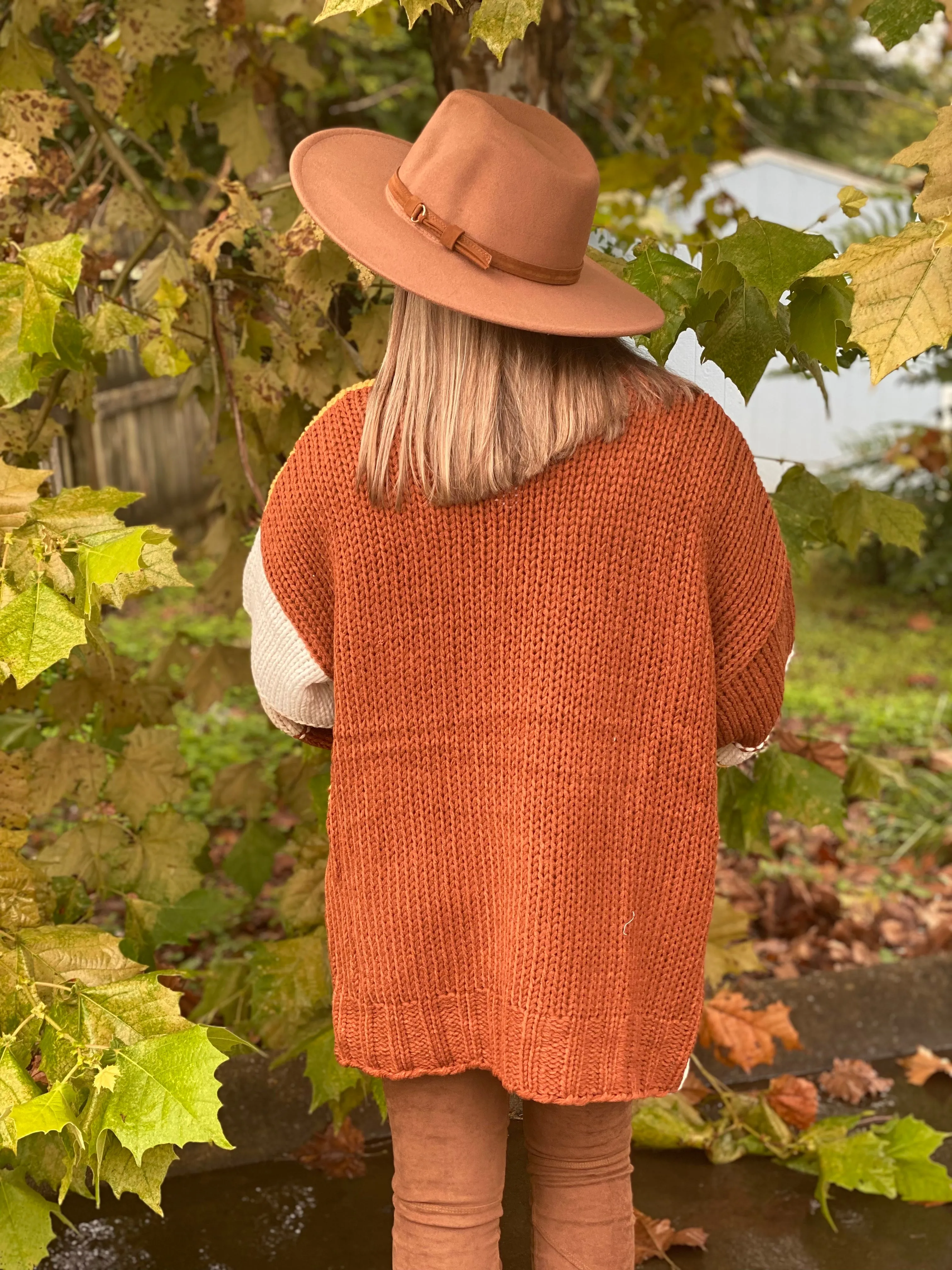 Hello Pumpkin Sweater Cardigan