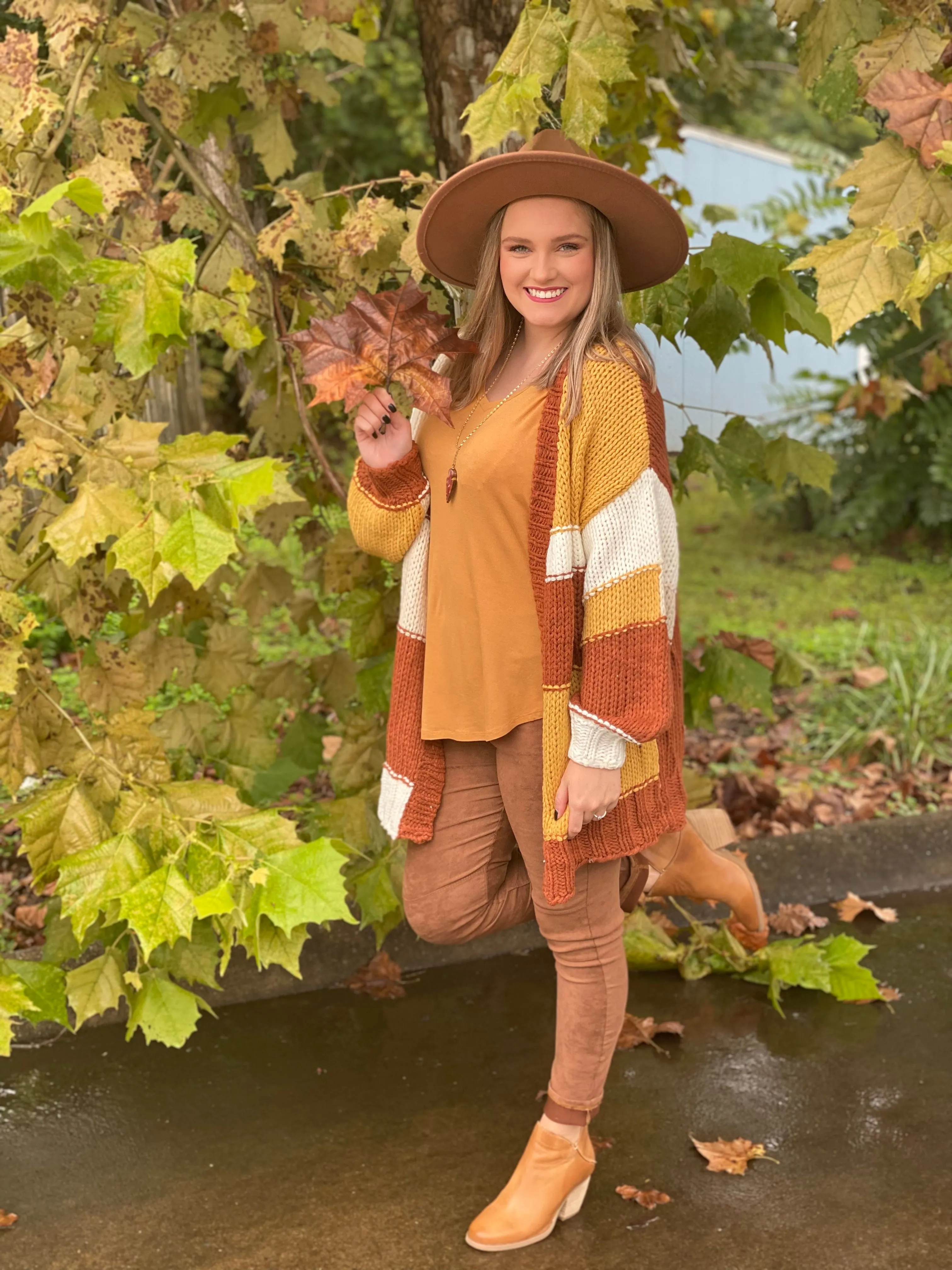 Hello Pumpkin Sweater Cardigan