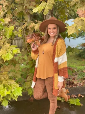 Hello Pumpkin Sweater Cardigan