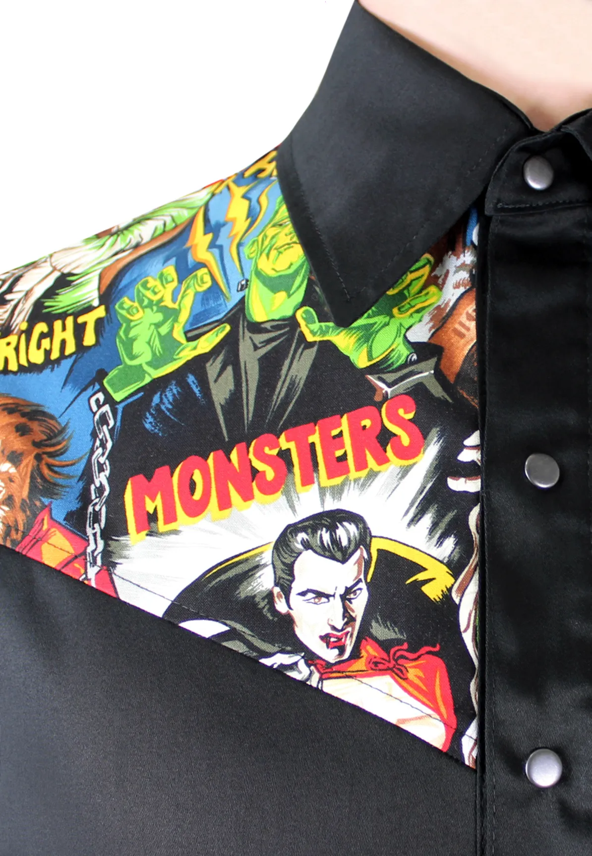 Hollywood Monsters Western Top S-4XL #HMWT