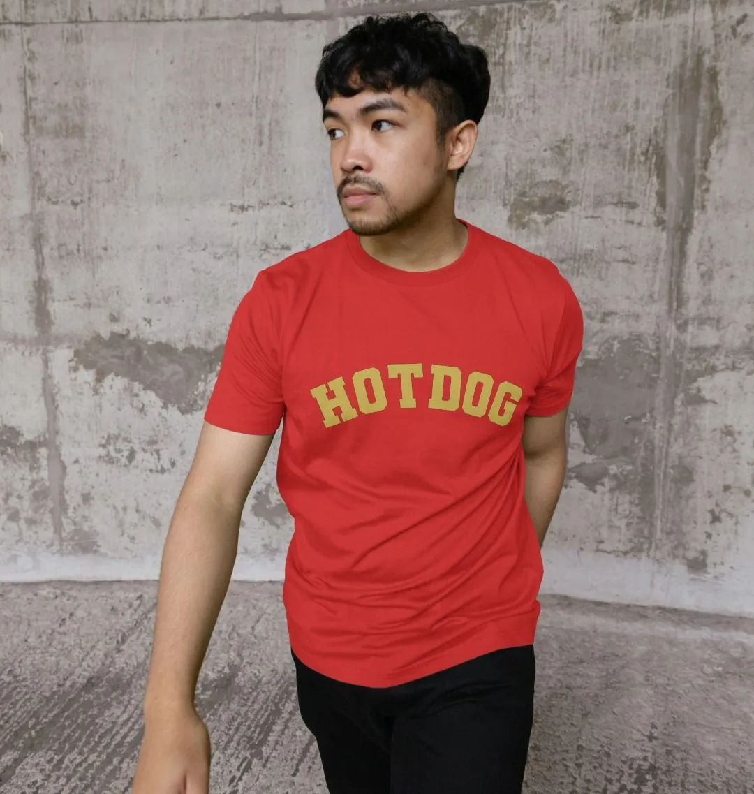 Hot dog varsity unisex t-shirt