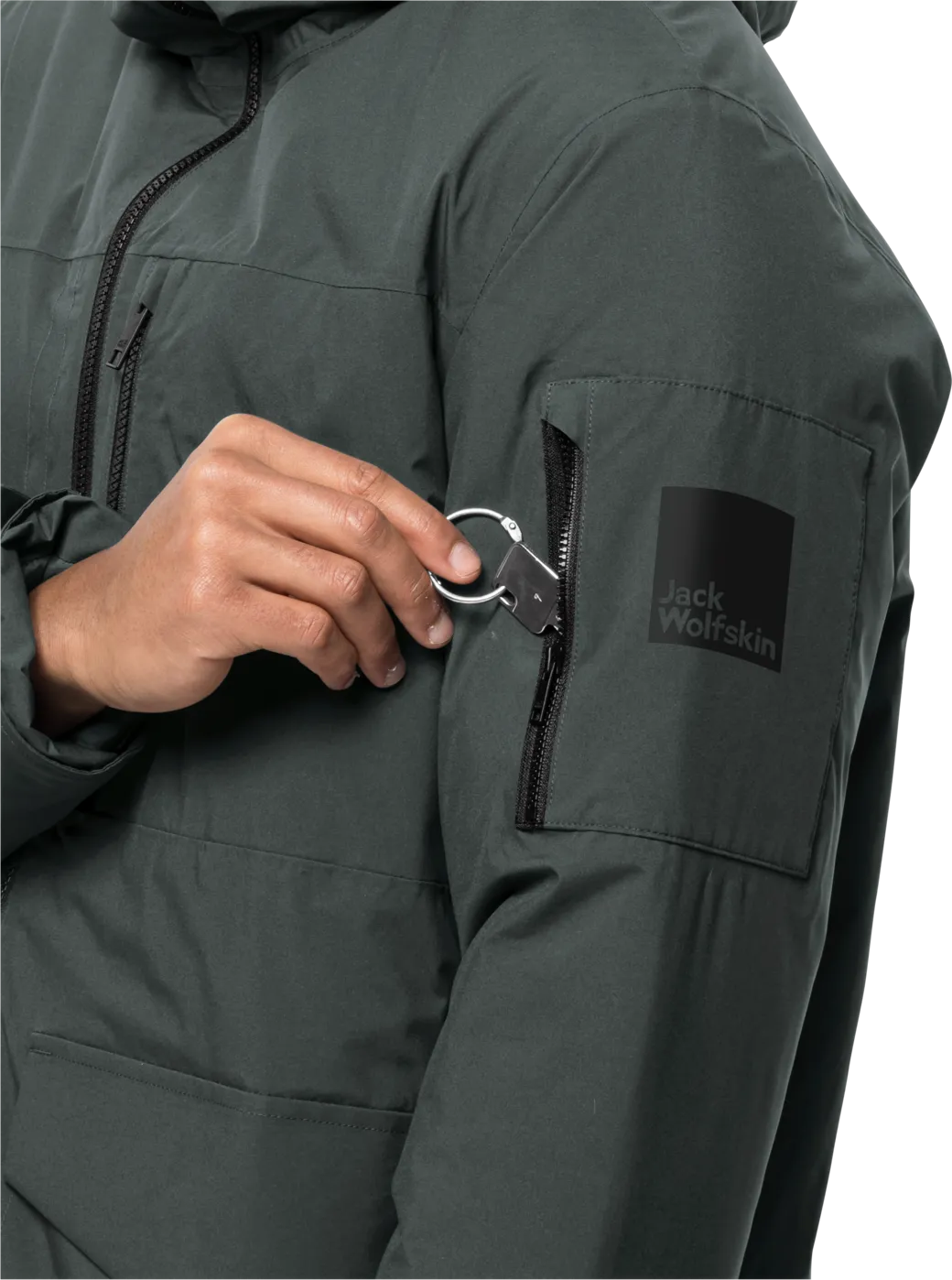 Jack Wolfskin Men&#x27;s Koenigsbau Parka Slate Green | Buy Jack Wolfskin Men&#x27;s Koenigsbau Parka Slate Green here | Outnorth